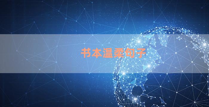 书本温柔句子