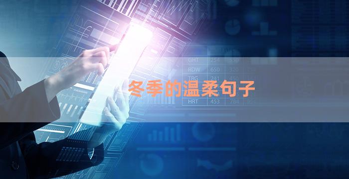 冬季的温柔句子