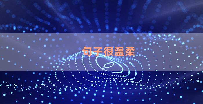 句子很温柔