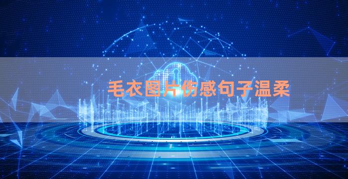 毛衣图片伤感句子温柔
