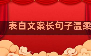 表白文案长句子温柔女生